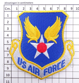 US USAF United States Air Force piloten borst-embleem - met klittenband - afmeting 9 x 10 cm