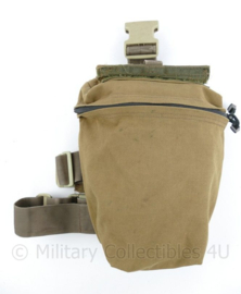 Defensie Coyote Molle droppouch coyote Tan -  Voor om het been - 20 x 7 x 24 cm -  origineel