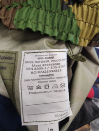 KL Nederlandse leger woodland Broek Natweer bilaminaat regenbroek Goretex - Ongedragen - maat 7585/8090  - 2024 productie - origineel