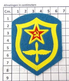 Russische USSR Air Force arm embleem - 8,5 x 6,5 cm - origineel