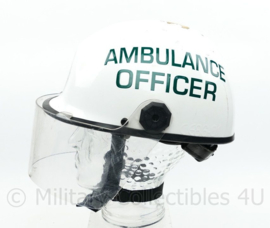 Mersey Regional Ambulance Service Rescue helm Ambulance Officer  - wit -  verstelbaar maat 54 - 62 cm  - origineel