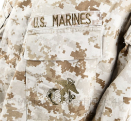 USMC US Marine Marpat Desert camo naam Kresser - medium long -  - origineel