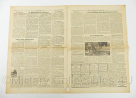 WO2 Duitse krant Frankische Tageszeitung nr. 227 27 september 1944 - 47 x 32 cm - origineel