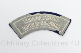 Australische leger Australian Army Canteens Service shoulder title - 12 x 5 cm - origineel