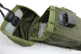 US Army M16 Mag pouch met 1 grenade holder munitie tas - 11 x 9 x 17 cm - gebruikt - origineel