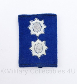 schuifepaulet Gemeentepolitie Inspecteur - 7 x 5 cm - origineel