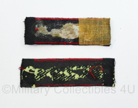 MVO straatnaam  PAAR Brandweer Colonne - 7,5 x 2 cm - origineel