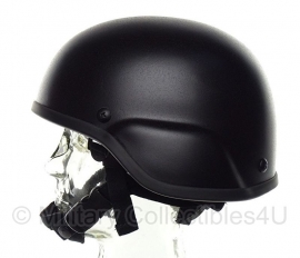 MICH 2000 helm - Heavy - 1230 gram zwart