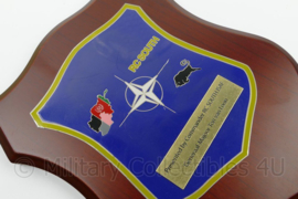 Wandbord RC South Afghanistan ISAF - 18 x 1 x 22 cm - origineel