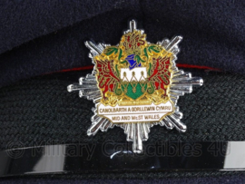 Britse politie Police Mid and West Wales platte pet - maat 58 - origineel