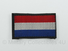 KL Nederlandse leger landsvlag Armvlag met klittenband voor uniformen - 5 x 3  cm. - origineel