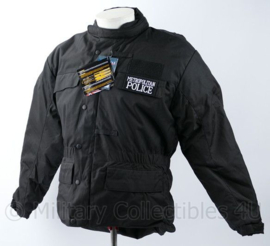 Britse Metropolitan Police Motorcycle jacket Scott Leathers - Splinternieuw   - maat 44 S = Nl 54 Large - origineel