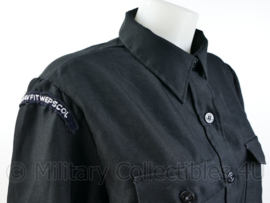 US Navy USN zwart Dames matrozen shirt - met rang en embleem -Navy Fighter Weapons School -  maat 18 = xl - origineel