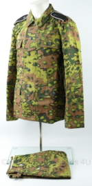 SS M43 Eichentarn jas MET broek - zomer camo - maat Small of Medium