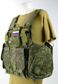 Russische leger digital flora camo Molle vest - met insignes - nieuw gemaakt - origineel