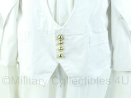 Korps Mariniers zeldzaam Tropen tenue Avondbaadje wit complete set Capraro - maat 52 - origineel