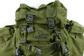Defensie Zeldzame Lowe Alpine Saraven rugzak groen - 65 x 35 x 70 cm origineel