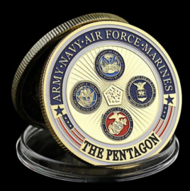 The Pentagon United States of America Department of Defense coin - 40 mm diameter