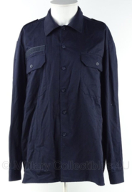 Defensie overhemd donkerblauw Lange Mouw zonder logo - maat 7090/1015 - origineel