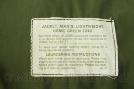 Man's Ceiling Zero Lightweight Jacket USMC Green 2242 - maat 46R - gedragen - origineel