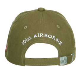 Baseball Cap 101st airborne - Khaki, Zwart , Wolf Grey of Groen