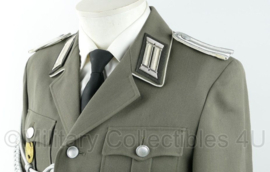 DDR NVA uniform SET jas met pofbroek - met originele insignes, medailles en schietkoord - maat 44 = Small - origineel