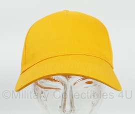Myrtle Beach Headgear baseball cap geel katoen - one size - nieuw - origineel