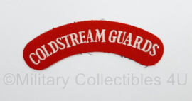 Britse leger Coldstream Guards shoulder title - 12,5 x 4,5 cm - origineel