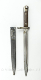 Oostenrijkse M1895 bayonet voor de 8mm M1895 mannlicher gemaakt voor export naar Bulgarije - origineel