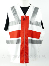 Britse Royal Navy vliegdekschip Surcoat Flight deck RN FR jack white with red stripes - one size - nieuw - origineel