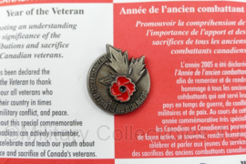 Canadese leger Year of the Veteran speld - nieuw in verpakking - origineel