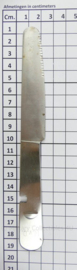 Defensie M.v.D. RVS mes van bestekset - 18½ cm lang - origineel