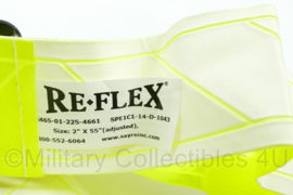 US Army RE-FLEX High Visibility Reflective Reflectie koppel Reflecterend - 100 x 5 cm - licht gebruikt  - origineel