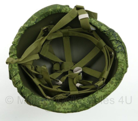 Russische leger Digital Flora camo replica gevechtshelm 6D47 Ratnik met overtrek en stofbril cover- replica