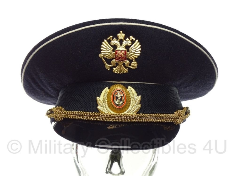 buik Pak om te zetten Resoneer Russische marine officiers pet ongebruikt - maat 56 - origineel | Platte  Petten | Military Collectibles 4U