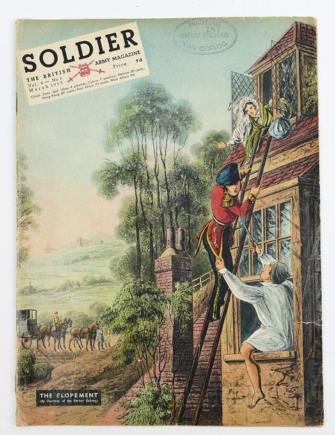 The British Army Magazine Soldier Vol.9 No 1 March 1953 -  Afkomstig uit de Nederlandse MVO bibliotheek - 30 x 22 cm - origineel