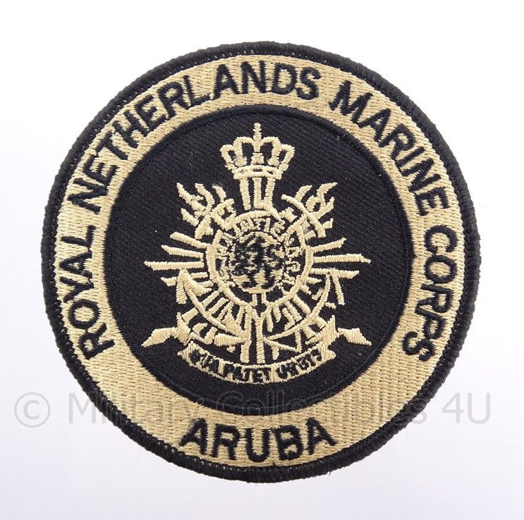 Km Koninklijke Marine Korps Mariniers Aruba Embleem Royal