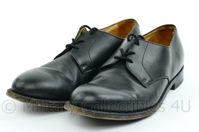 KL Nederlandse leger DT nette schoenen gedragen - Lederen zool - van Lier - zwart maat 8,5 origineel | Lage & halfhoge schoenen & sneakers | Collectibles 4U