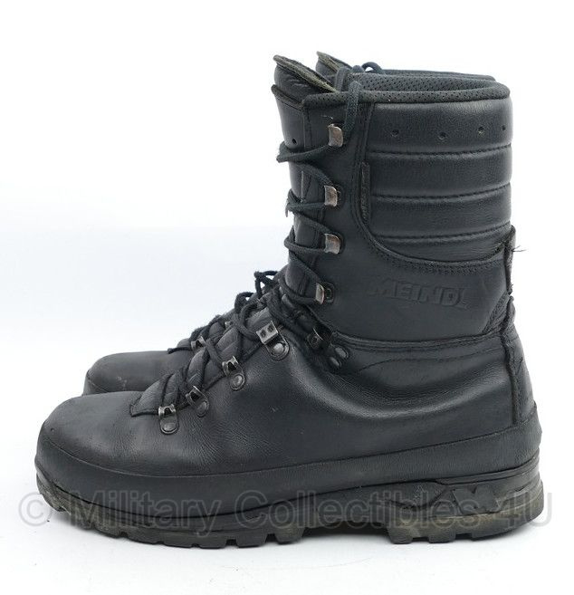 Meindl Gore Tex schoenen zwart maat 42 gedragen origineel MEINDL Schoenen legerkisten Military Collectibles 4U