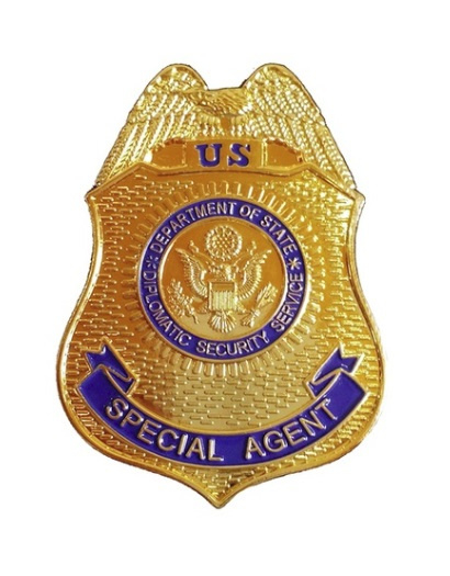 Us Diplomatic Security Service Special Agent Badge 7 X 5 Cm Replica Emblemen En Insignes 8484