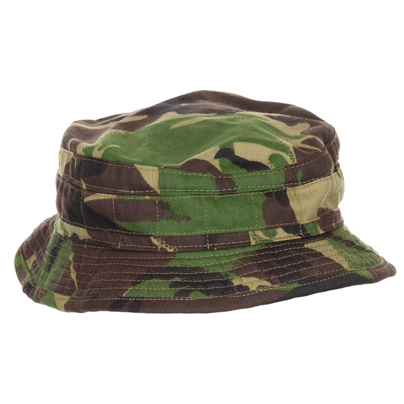 Combat Boonie Hat Tropical Woodland DPM Bush Hat, British Army Issue - 55 tm. 59 cm. - origineel