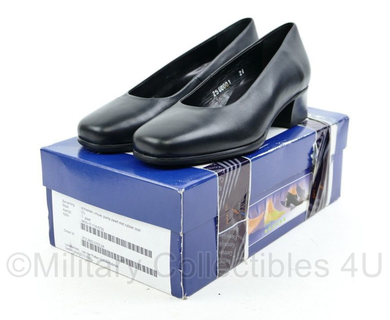 KL DT zwarte dames pump schoenen met rubber zool - merk Pacardi - maat 2,5 = maat 35 - origineel