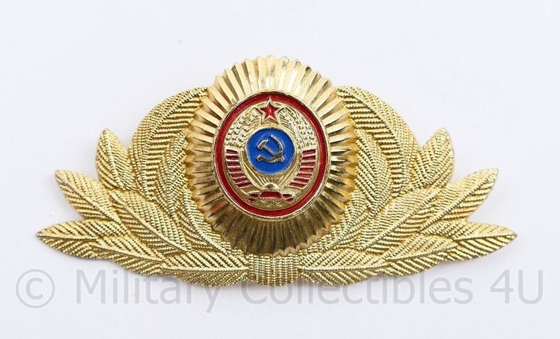 USSR Russische leger pet insigne Officier  - 9,5 x 5 cm - origineel