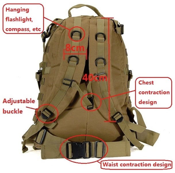 KL Grabbag Day Pack LMB Real camo 35 liter - MOLLE - nieuw gemaakt | Rugzakken en tassen | Military Collectibles 4U