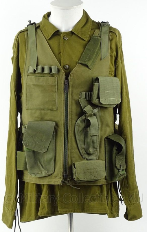 noot andere matras Israelische leger Tactical vest met tasjes en veldfles - groen - maat  verstelbaar - origineel | Tactical vesten (OPS) | Military Collectibles 4U