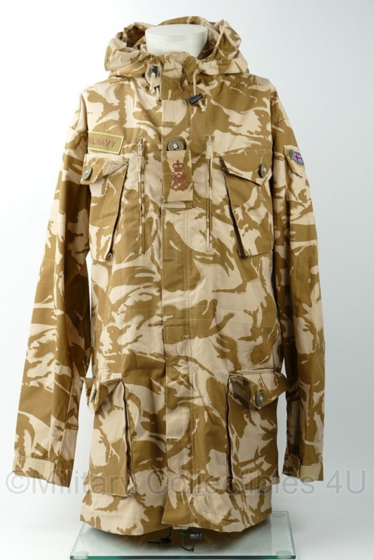 British Royal Navy Smock Combat Windproof Desert DP met insignes