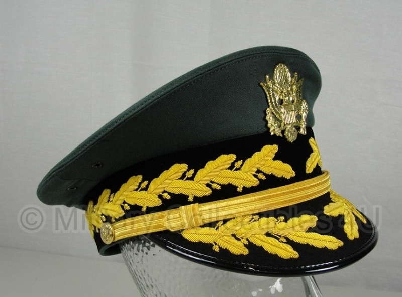 US General visor cap generaals pet - met zij embroidery - maat 57 tm. 60