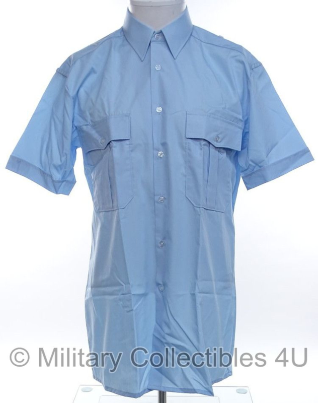Bisschop spreken James Dyson Nederlandse Politie overhemd BLAUW zonder emblemen - korte mouw - maat 42 -  origineel | Overhemden | Military Collectibles 4U