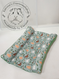 Bunny Snuggle Bed " Hop&Flop " L .... Konijnen Groen