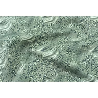 Abstracte dierenprint saliegroen OP=OP